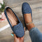 🔥Best Seller-Last Day Sale 60% OFF🔥Hot-selling plus-size women's stitched smiley loafers