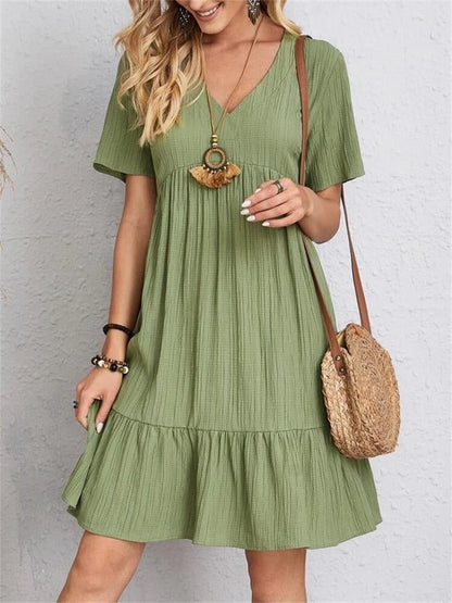 💥Dress with loose waist lacing
