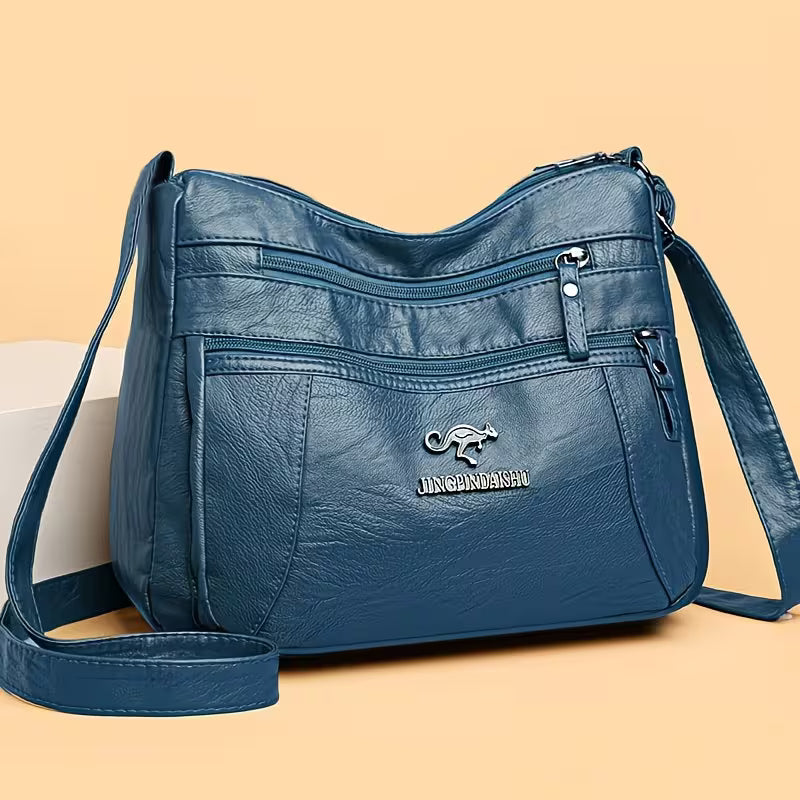 ✨Women's Leather Crossbody Bag – Versatile Multi-Function Purse for Everyday Use