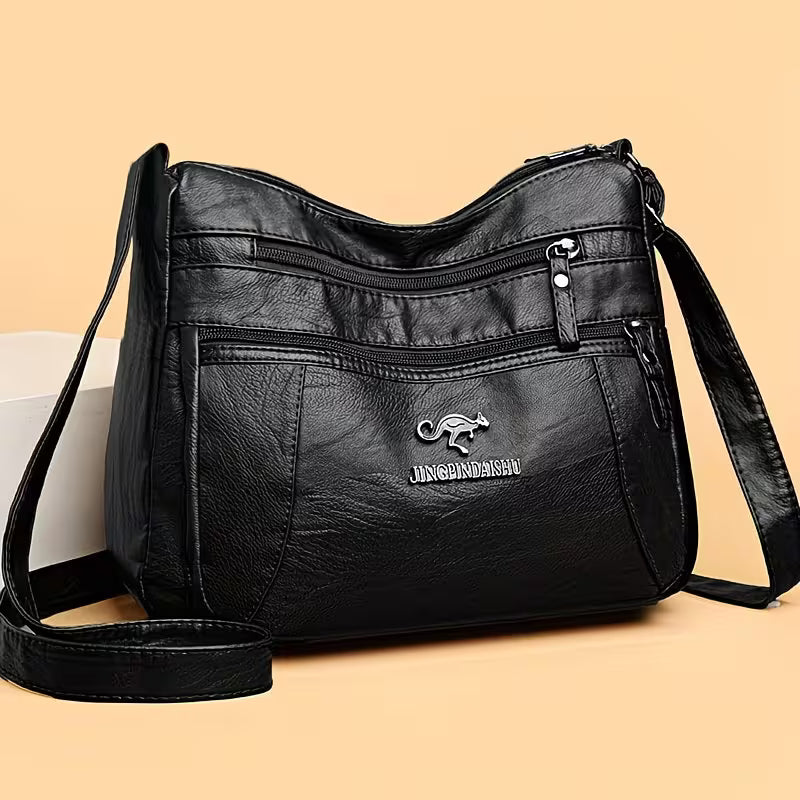 ✨Women's Leather Crossbody Bag – Versatile Multi-Function Purse for Everyday Use