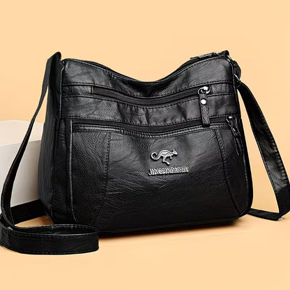 ✨Women's Leather Crossbody Bag – Versatile Multi-Function Purse for Everyday Use