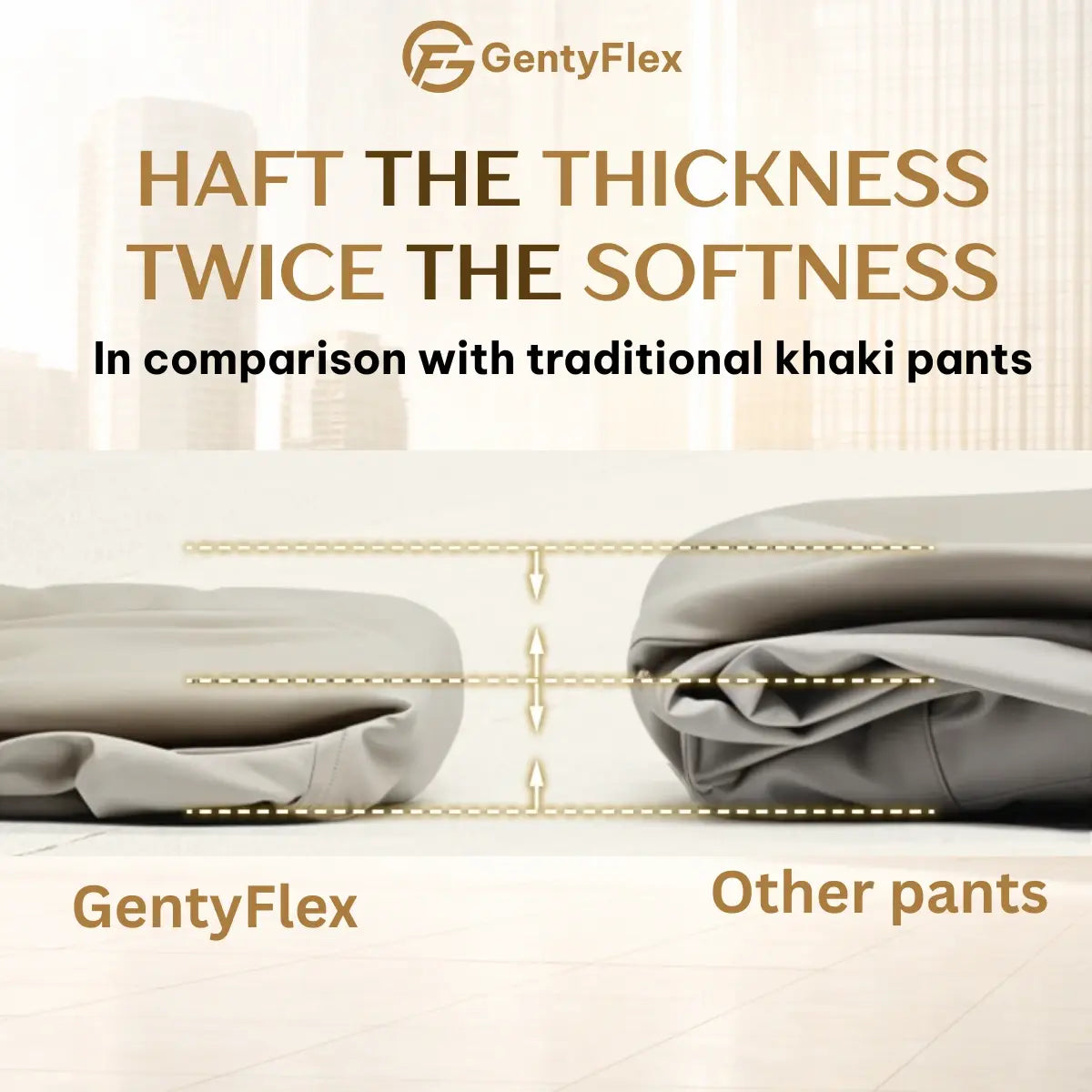 Ultra-Stretch Flexible Comfort Men's Classic Pants