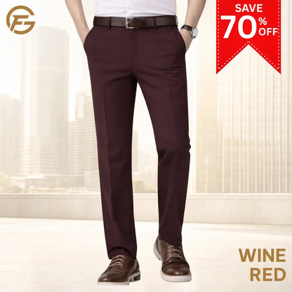 Ultra-Stretch Flexible Comfort Men's Classic Pants