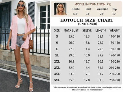 Short-sleeved casual solid coat