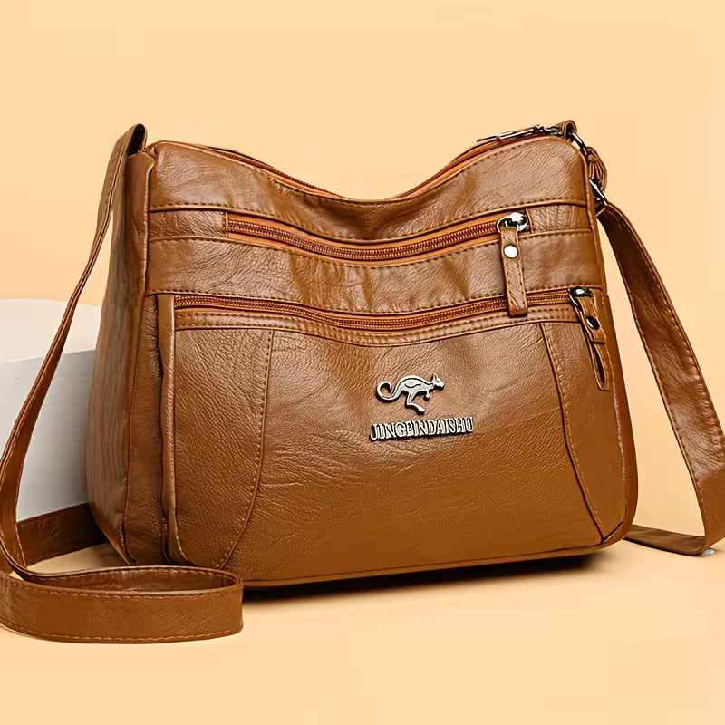 ✨Women's Leather Crossbody Bag – Versatile Multi-Function Purse for Everyday Use