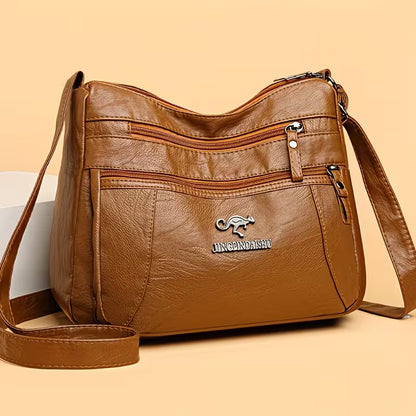 ✨Women's Leather Crossbody Bag – Versatile Multi-Function Purse for Everyday Use