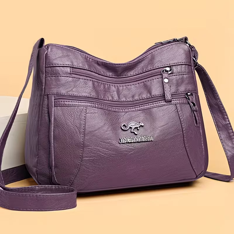 ✨Women's Leather Crossbody Bag – Versatile Multi-Function Purse for Everyday Use