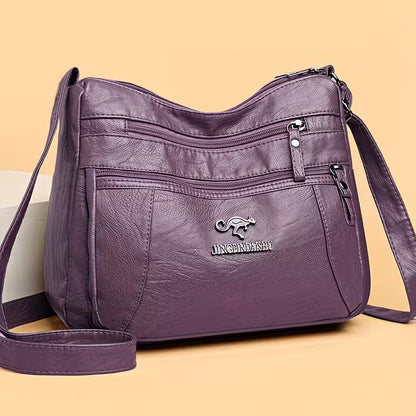 ✨Women's Leather Crossbody Bag – Versatile Multi-Function Purse for Everyday Use