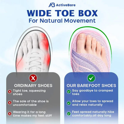 ActiveBare - Wide Toe Box Waterproof Barefoot Shoes For Seniors